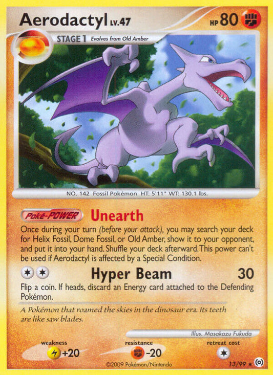 Aerodactyl 13/99 Non-Holo Rare - MissingNo.