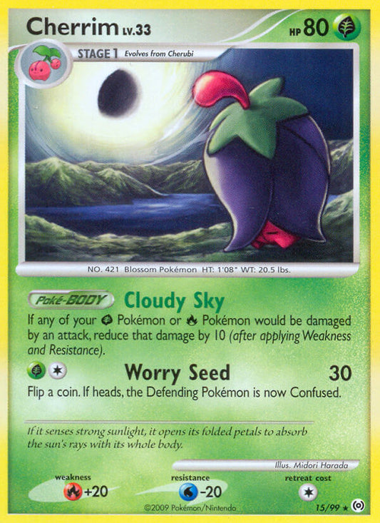 Cherrim 15/99 Reverse Rare - MissingNo.