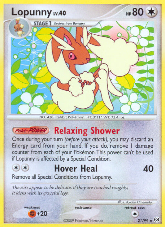 Lopunny 21/99 Reverse Rare - MissingNo.