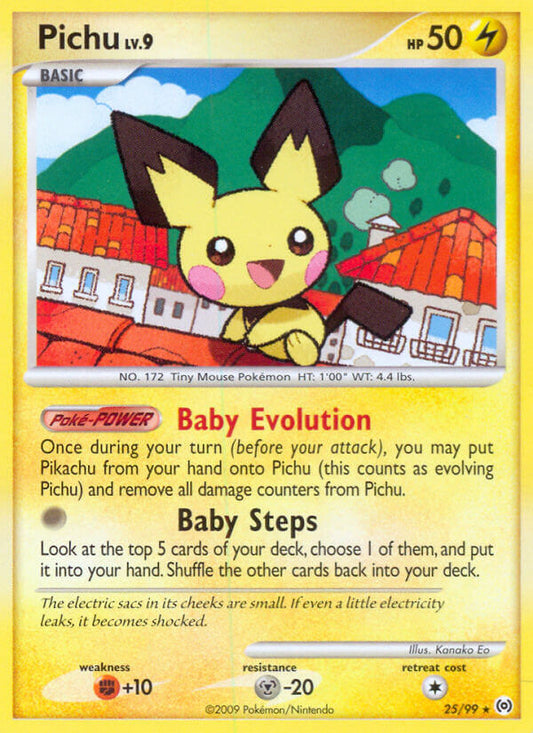Pichu 25/99 Reverse Rare - MissingNo.