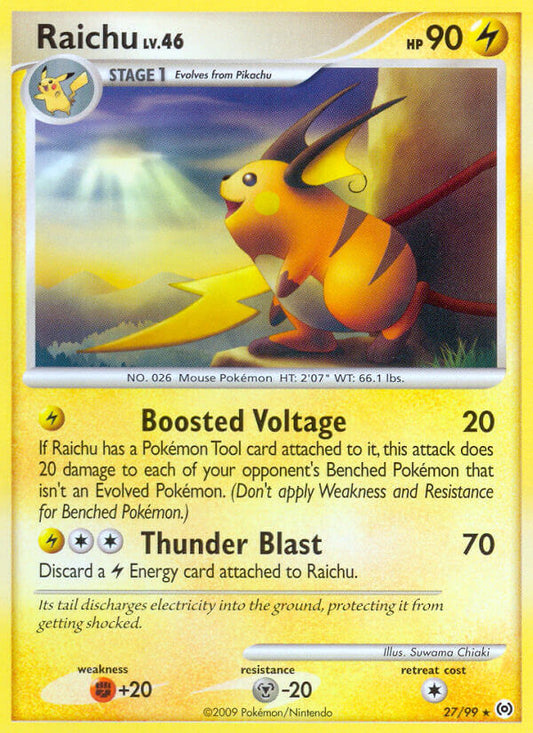 Raichu 27/99 Staff Prerelease Stamp Promo - MissingNo.