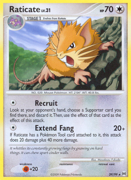 Raticate 29/99 Non-Holo Rare - MissingNo.