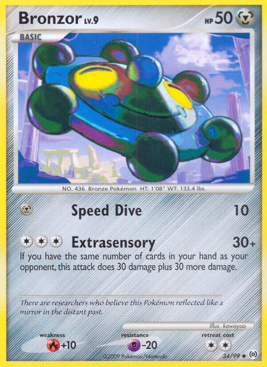Bronzor 34/99 Reverse Uncommon - MissingNo.