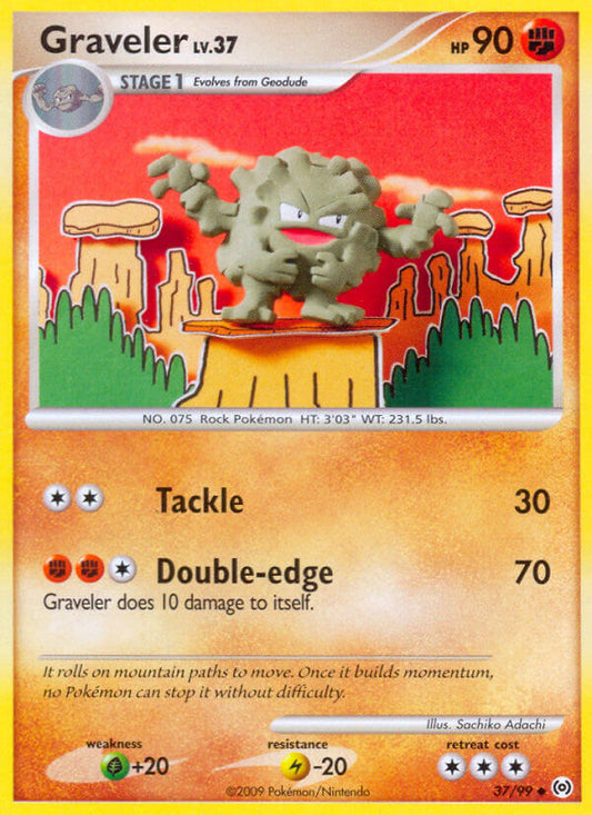 Graveler 37/99 Reverse Uncommon - MissingNo.
