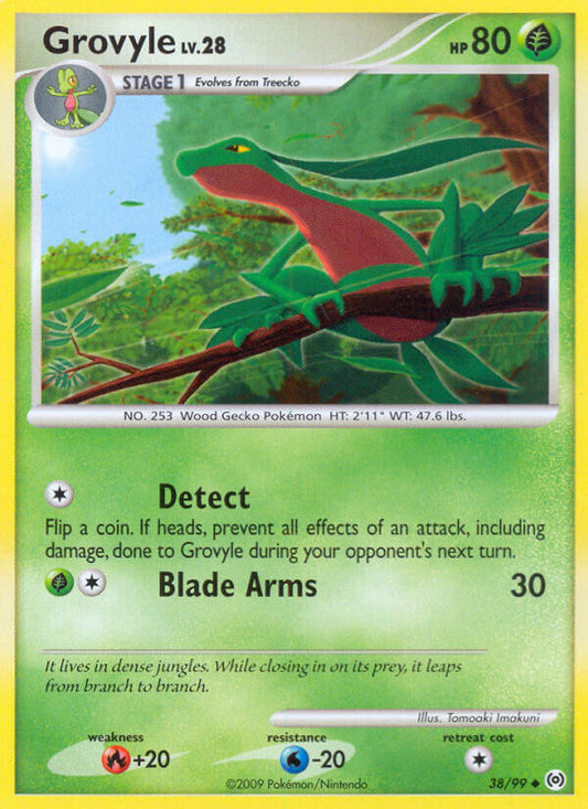 Grovyle 38/99 Reverse Uncommon - MissingNo.