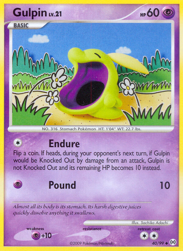 Gulpin 40/99 Uncommon - MissingNo.