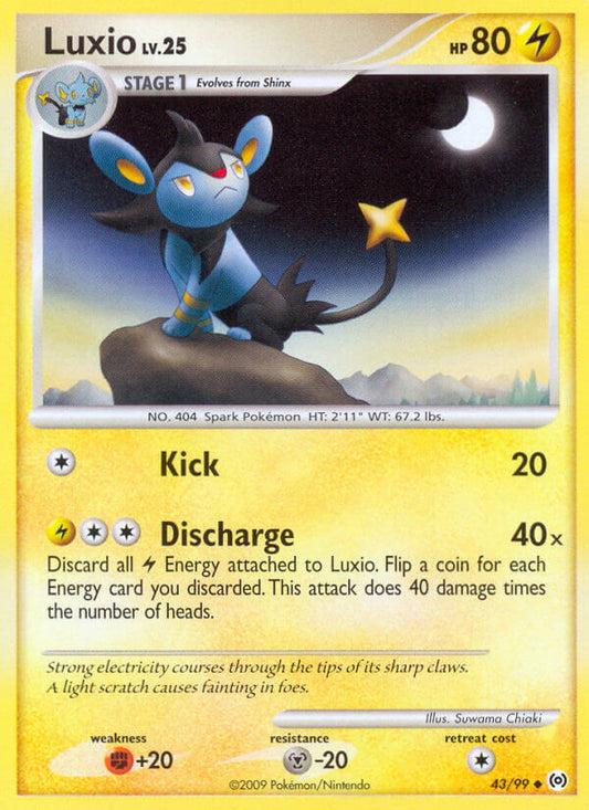 Luxio 43/99 Reverse Uncommon - MissingNo.