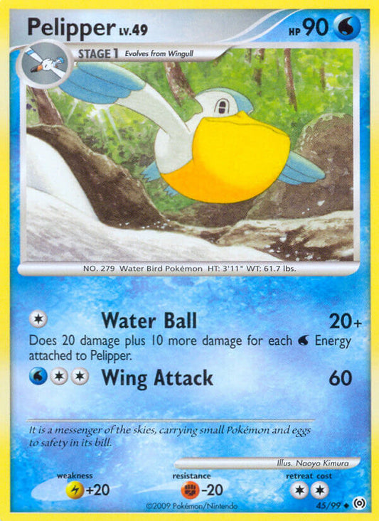 Pelipper 45/99 Reverse Uncommon - MissingNo.
