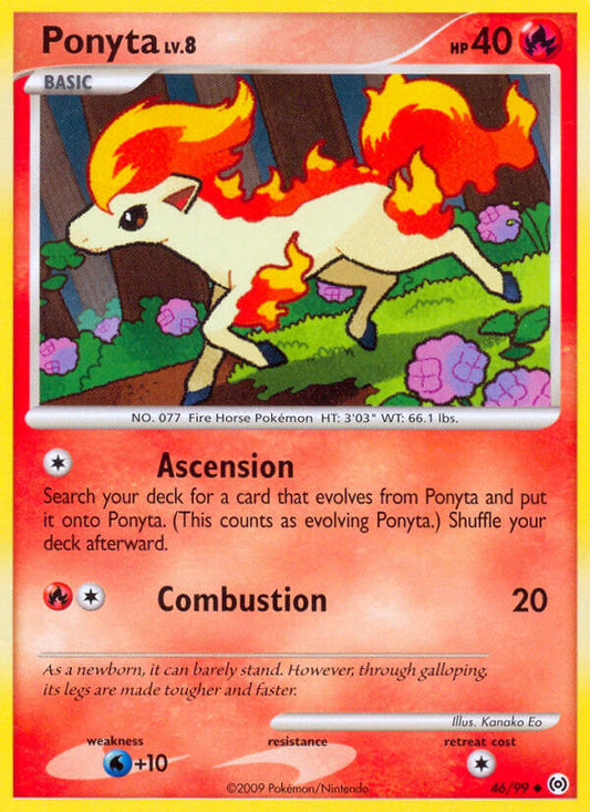 Ponyta 46/99 Reverse Uncommon - MissingNo.