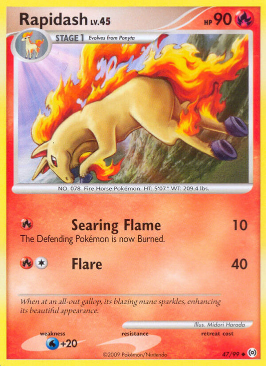 Rapidash 47/99 Reverse Uncommon - MissingNo.