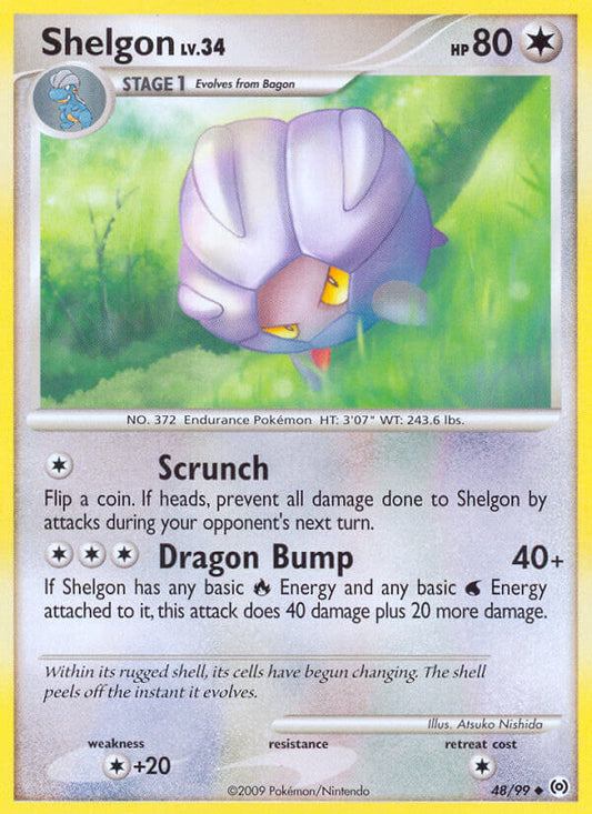 Shelgon 48/99 Reverse Uncommon - MissingNo.