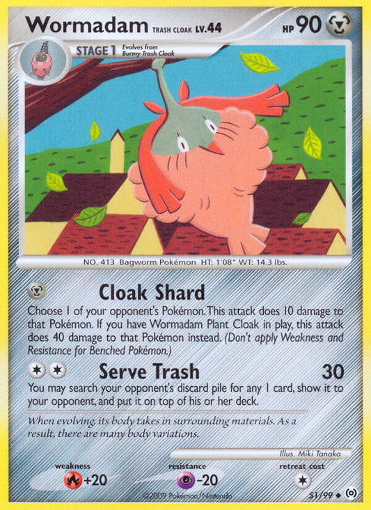 Wormadam [Trash Cloak] 51/99 Uncommon - MissingNo.
