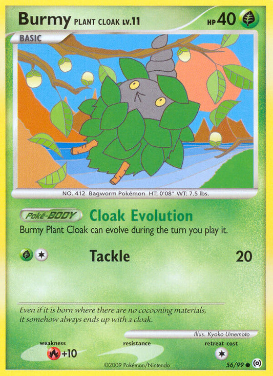 Burmy [Plant Cloak] 56/99 Reverse Common - MissingNo.
