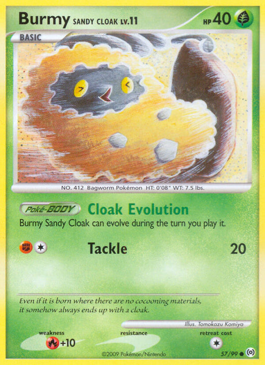 Burmy [Sandy Cloak] 57/99 Reverse Common - MissingNo.