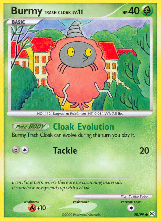 Burmy [Trash Cloak] 58/99 Reverse Common - MissingNo.