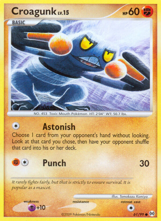 Croagunk 61/99 Reverse Common - MissingNo.