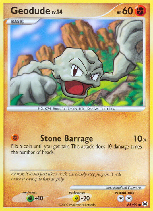 Geodude 65/99 Reverse Common - MissingNo.