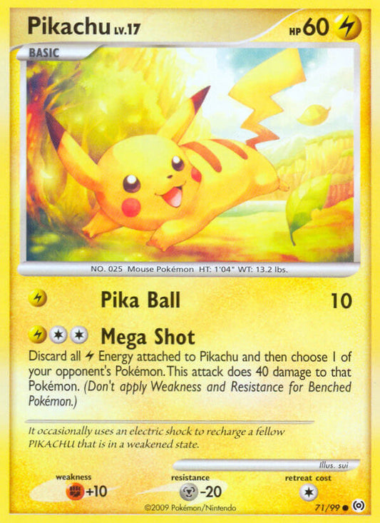 Pikachu 71/99 Reverse Common - MissingNo.