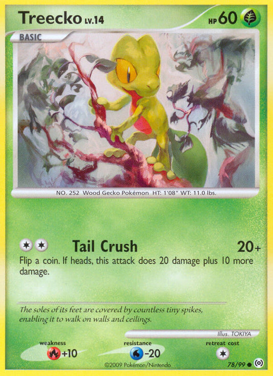 Treecko 78/99 Reverse Common - MissingNo.