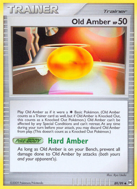 Old Amber 89/99 Reverse Uncommon - MissingNo.