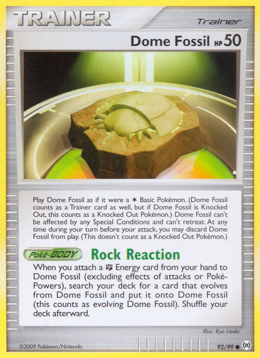 Dome Fossil 92/99 Reverse Common - MissingNo.