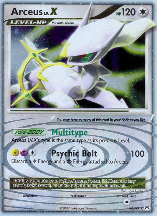 Arceus LV.X 96/99 Holo Rare LV.X - MissingNo.