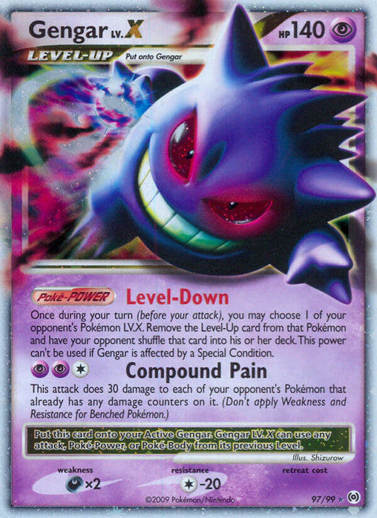 Gengar LV.X 97/99 Holo Rare LV.X - MissingNo.