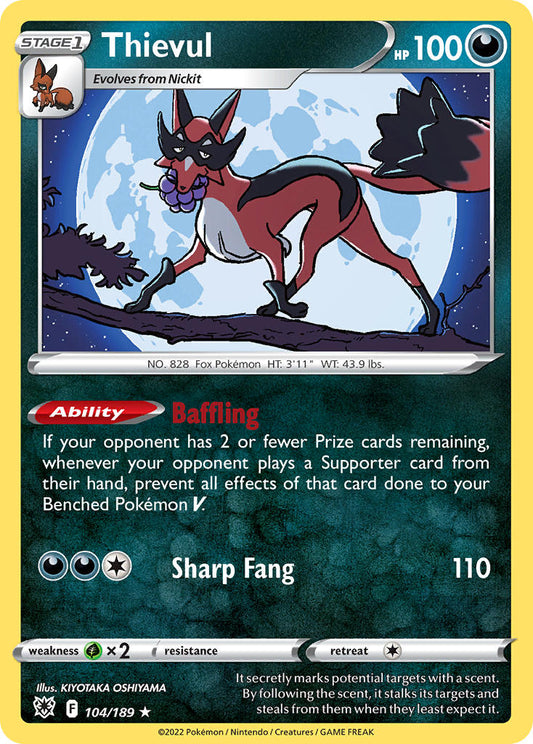 Thievul 104/189 Non-Holo Rare