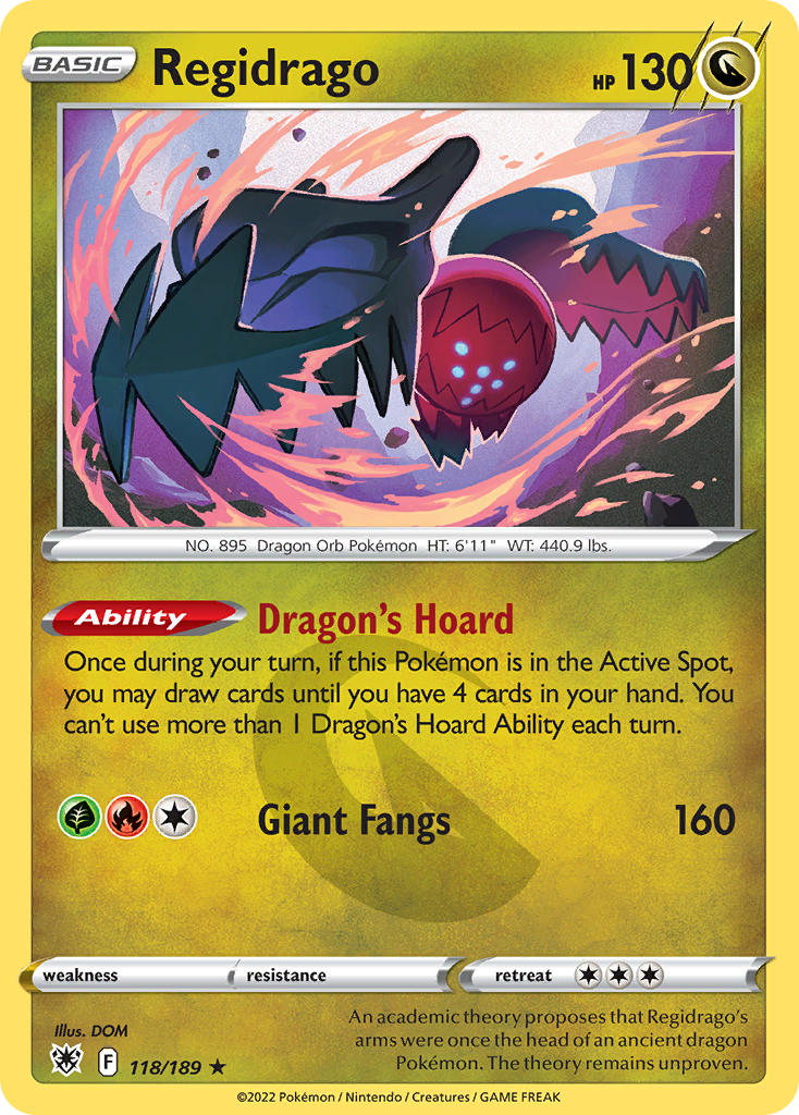Regidrago 118/189 Non-Holo Rare