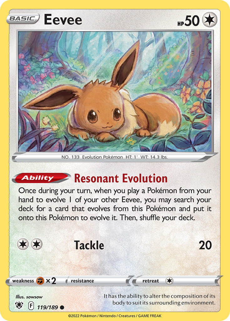 Eevee 119/189 Common