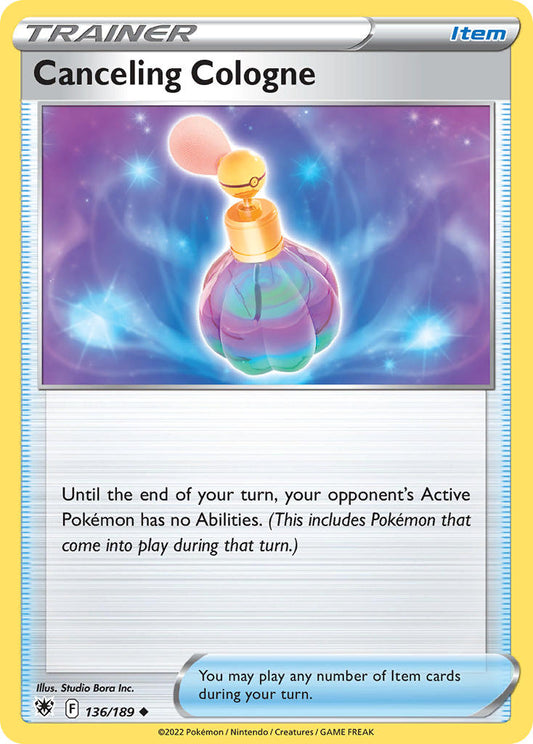 Canceling Cologne 136/189 Non-Holo Play! Pokémon Stamp Prize Pack Series 3 Exclusive