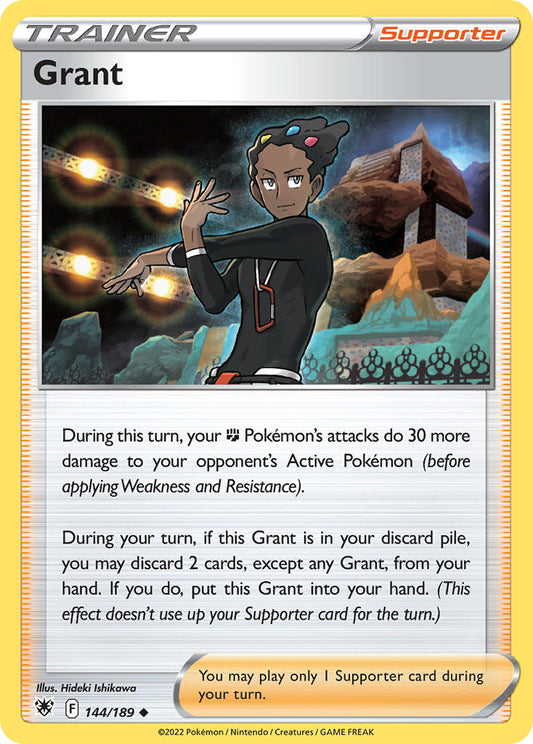Grant 144/189 Play! Pokémon Stamp Prize Pack Series 3 Exclusive