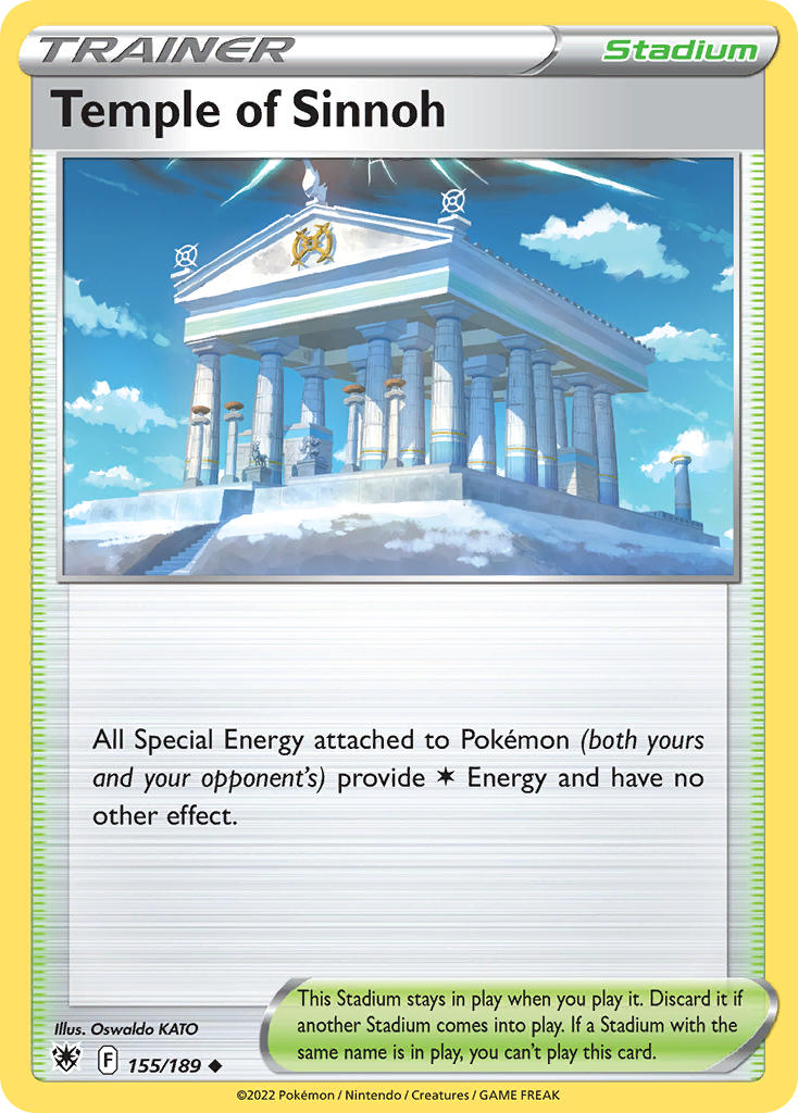 Temple of Sinnoh 155/189 Play! Pokémon Stamp Prize Pack Series 3 Exclusive
