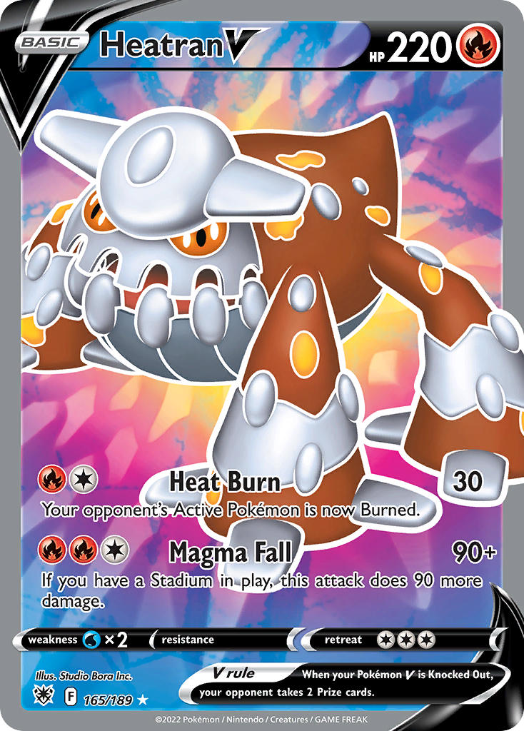 Heatran V 165/189 Holo Ultra Rare V