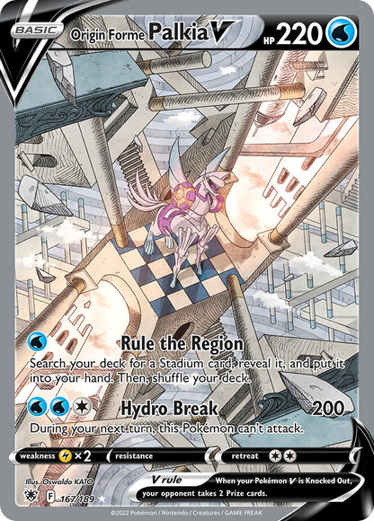 Origin Forme Palkia V 167/189 Holo Ultra Rare V