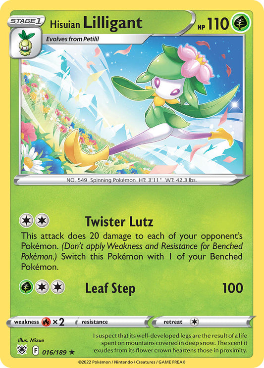 Hisuian Lilligant 16/189 Reverse Rare