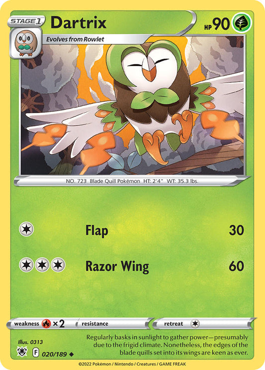 Dartrix 20/189 Reverse Uncommon