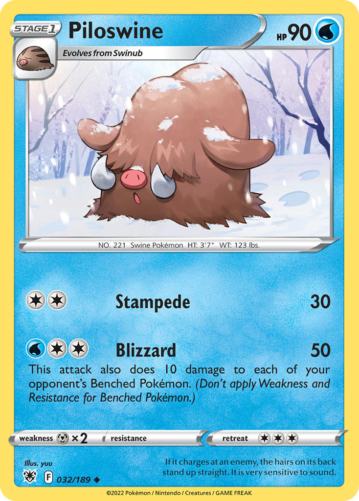 Piloswine 32/189 Reverse Uncommon