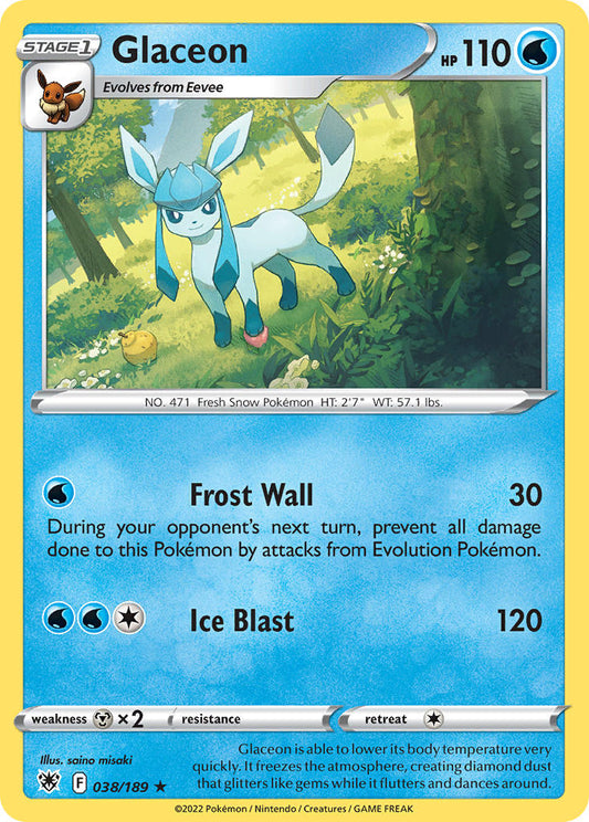 Glaceon 38/189 Reverse Rare
