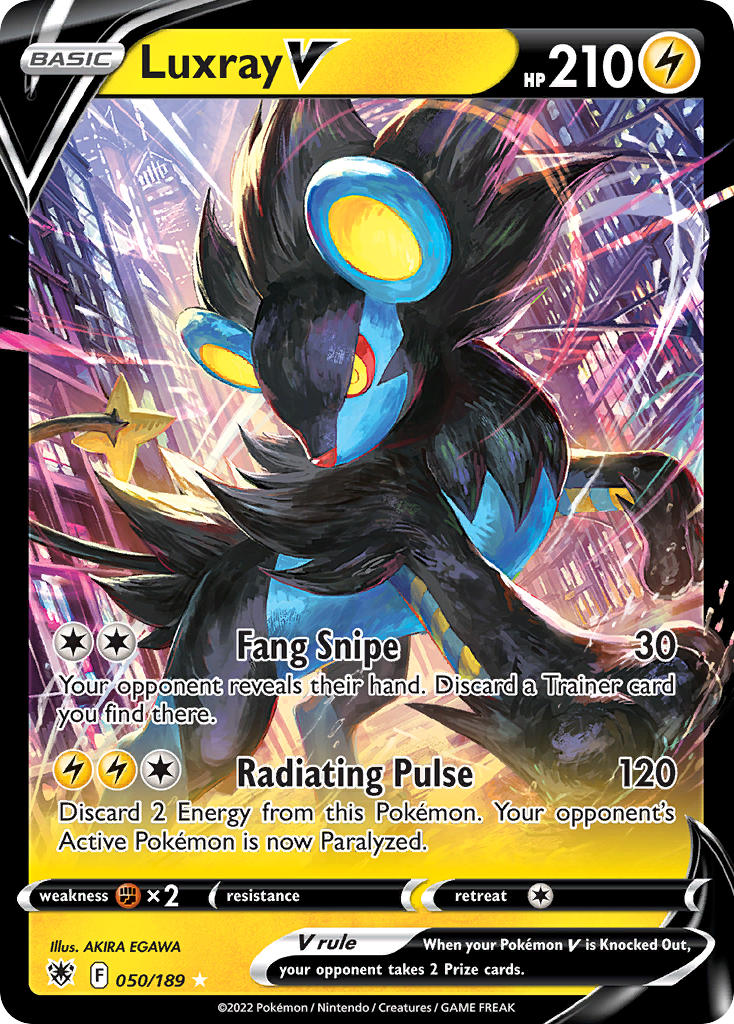 Luxray V 50/189 Holo Rare V