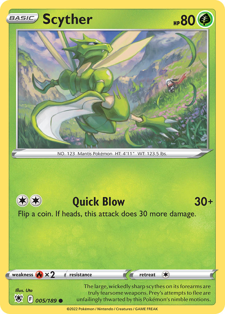 Scyther 5/189 Reverse Common