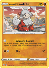 Hisuian Growlithe 070/189 Cosmos Holo Fall 2022 Collector Chest Exclusive