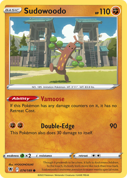 Sudowoodo 74/189 Reverse Common
