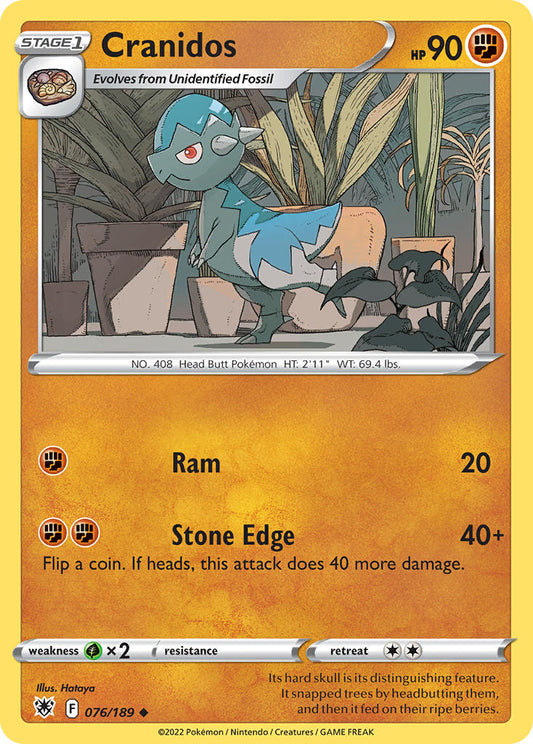 Cranidos 76/189 Uncommon