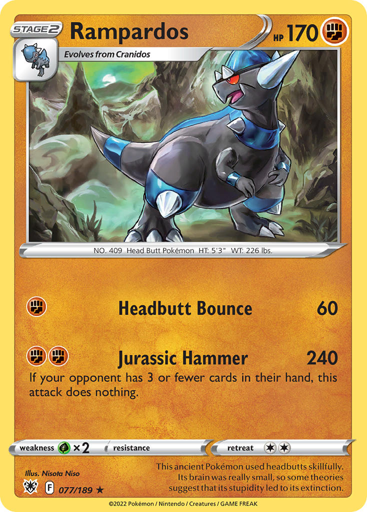 Rampardos 77/189 Reverse Rare