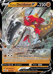 Hisuian Decidueye V 083/189 Holo Rare V