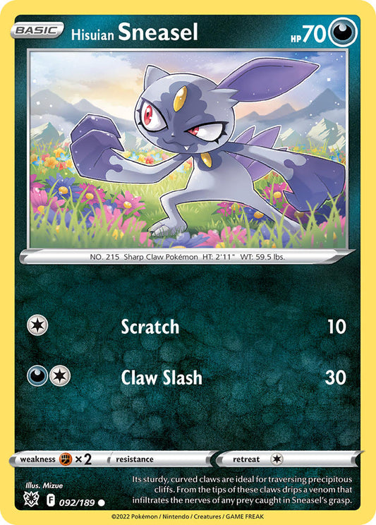 Hisuian Sneasel 92/189 Common