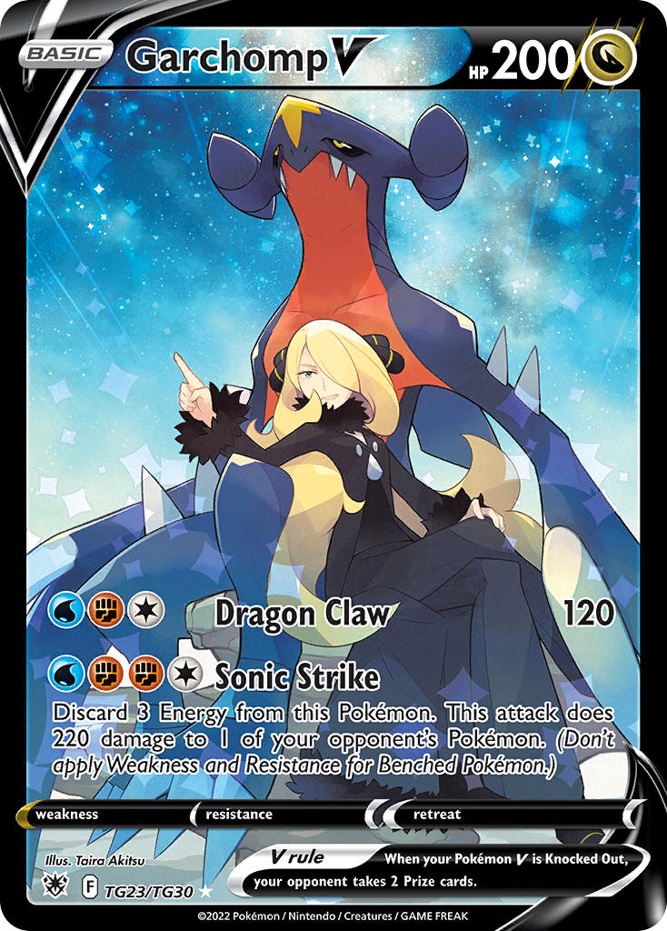 Garchomp V TG23/TG30 Holo Rare V