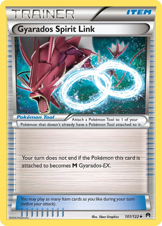 Gyarados Spirit Link 101/122 Reverse Uncommon - MissingNo.