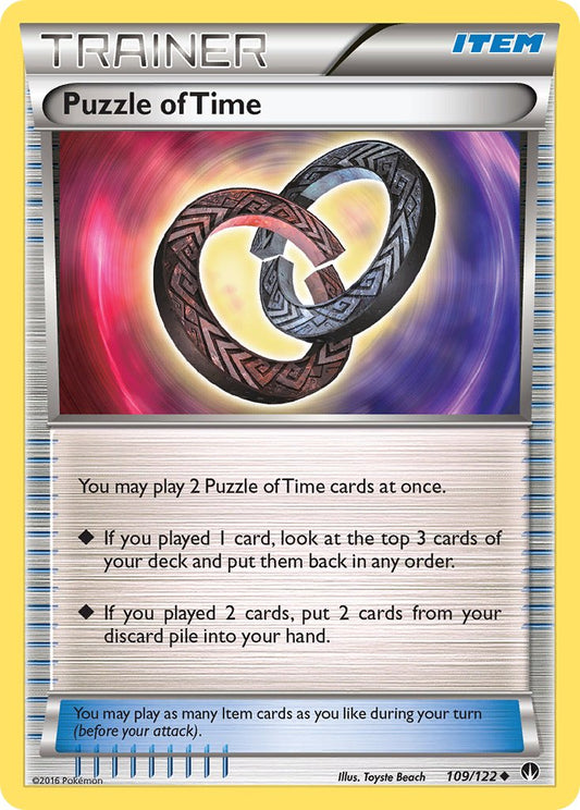 Puzzle of Time 109/122 Reverse Uncommon - MissingNo.